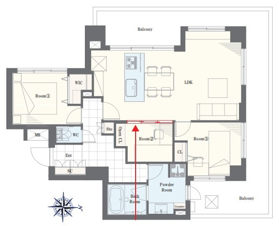 間取り：313004684234