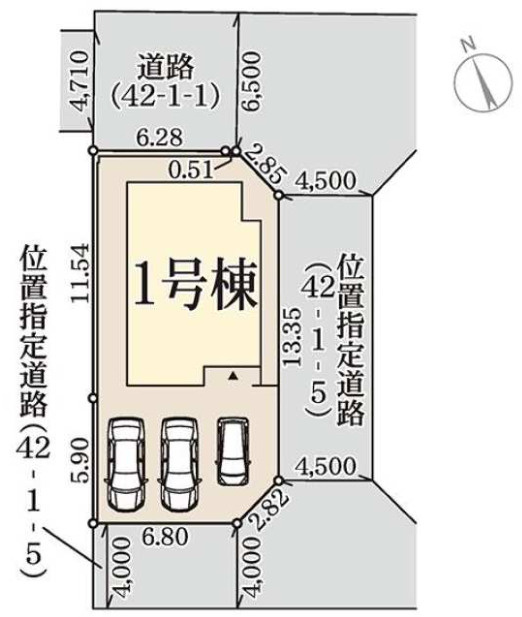 1号棟です。