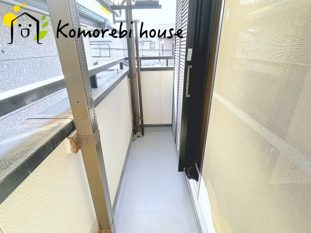 広々としたバルコニーです