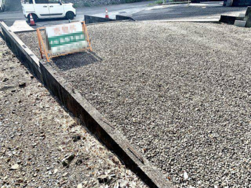 きれいに造成されています