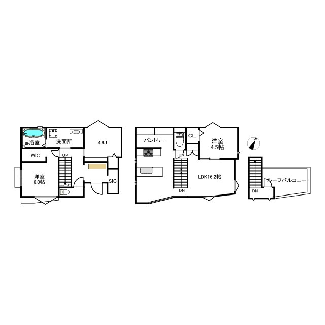 2階建3LDK　延床面積：91.14？　建物参考価格：3000万円