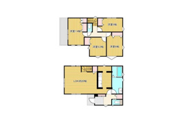 片吹新築戸建 の間取り