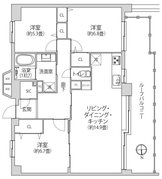 12階部分・日当たり・通風・眺望良好。新規リノベーションマンション。安心のアフターサービス保証付き・既存住宅売買瑕疵保険加入物件ですのでご購入後も安心して暮らせます。