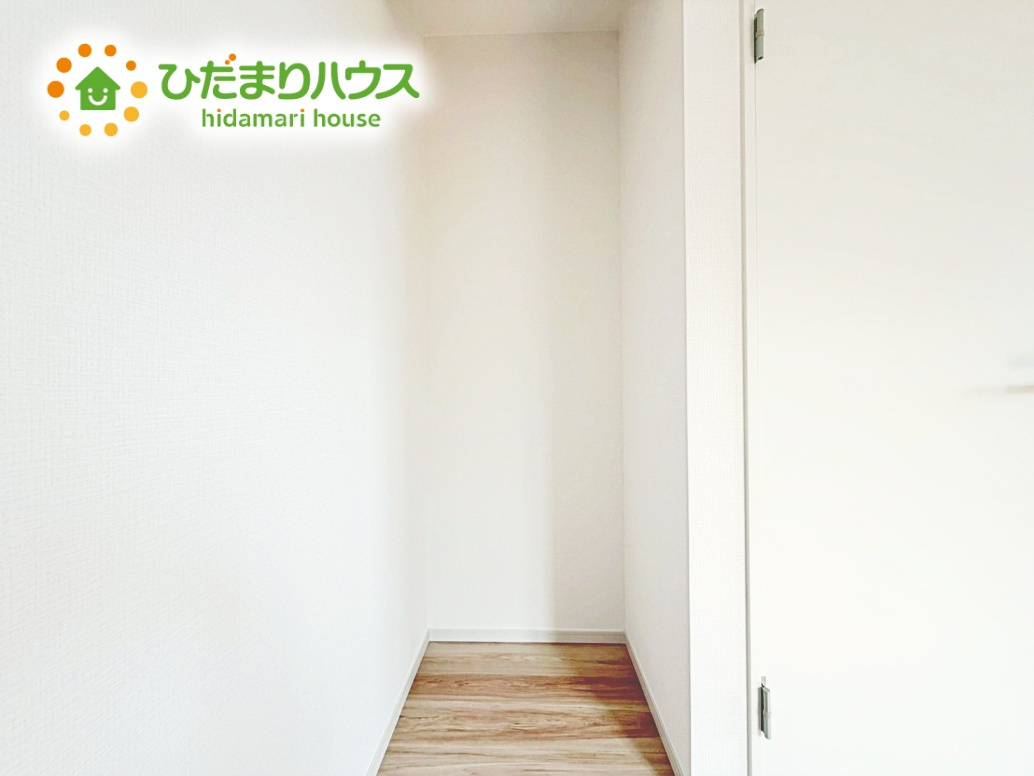 クローゼットタイプの収納は荷物がどこにあるかすぐに見つかります！