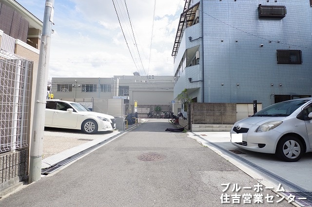 別角度からの前面道路です！