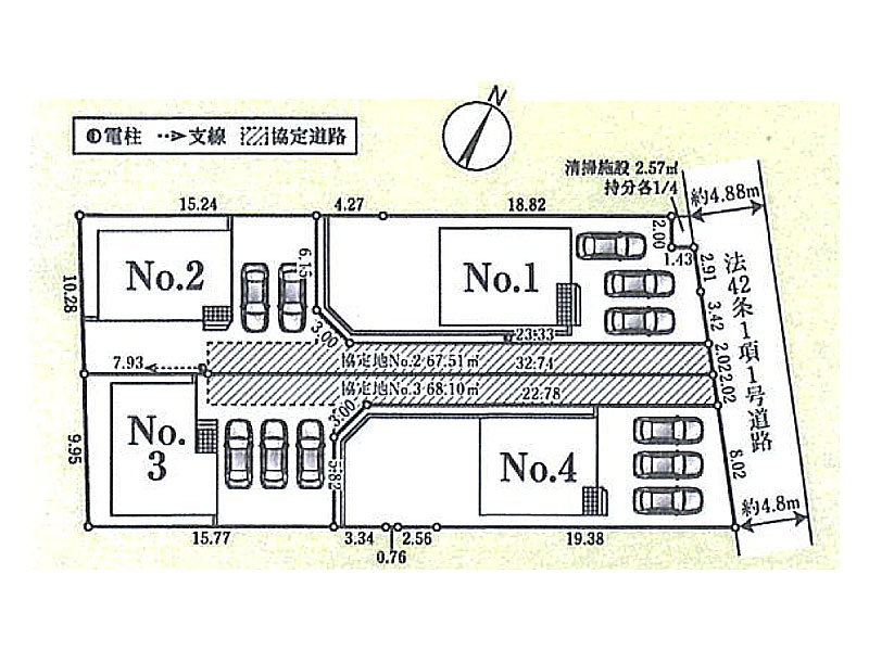 全区画60坪超の広々とした分譲住宅です！