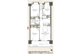 中古マンション　ダイアパレス桜木Ⅲの間取り