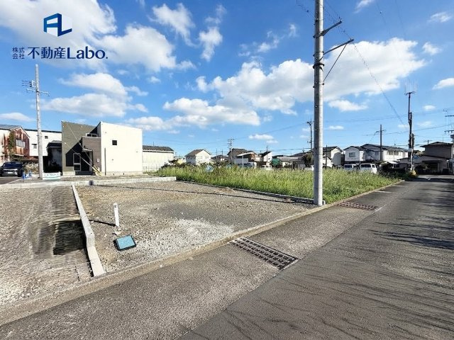 建物ができる前の、今だけの景色♪　ここから少しずつ完成に近づいていきます♪