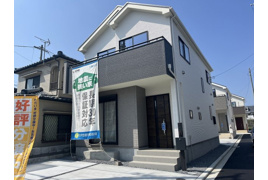 市坪北建売C号棟：4LDKオール電化仕様駐車場の外観