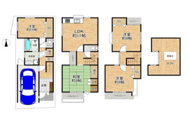 福島3丁目中古一戸建の間取り