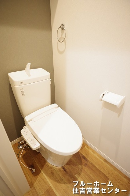 トイレは1階と2階にあるので朝の忙しい時間も混みにくいです！