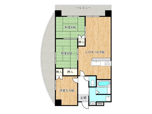 間取り：328000607536