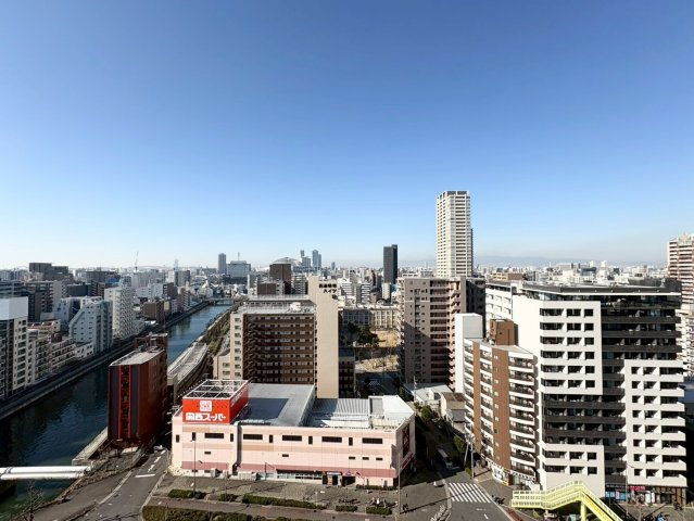 【物件からの眺望】14階・西向き正面の眺望です！