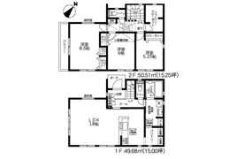 相模原市中央区青葉2丁目　新築戸建　1号棟の間取り