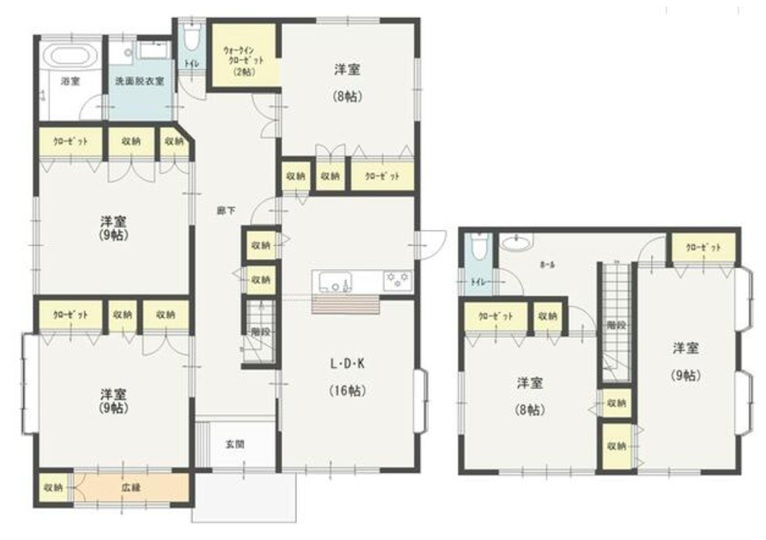 ■間取り図｜敷地面積：556.00？（約168.18坪）建物面積：166.85？（約50.47坪）