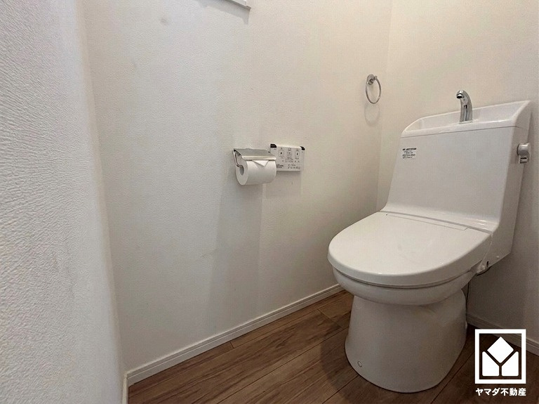 トイレが1階と2階にあるので、朝の忙しい時間にも混雑せず快適です。