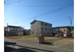 能代市二ツ井町下野・売地の外観
