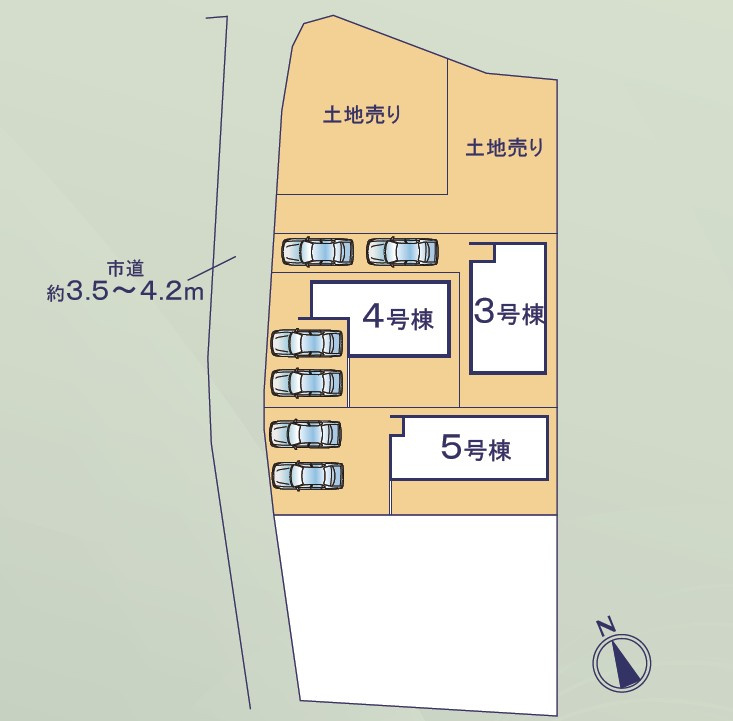 4号棟の区画図です