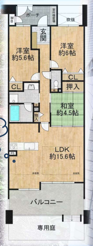 間取り：328000657536