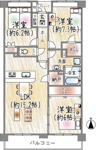 間取り：328000683672