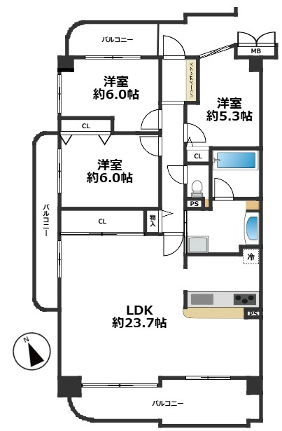 間取り：328000652070