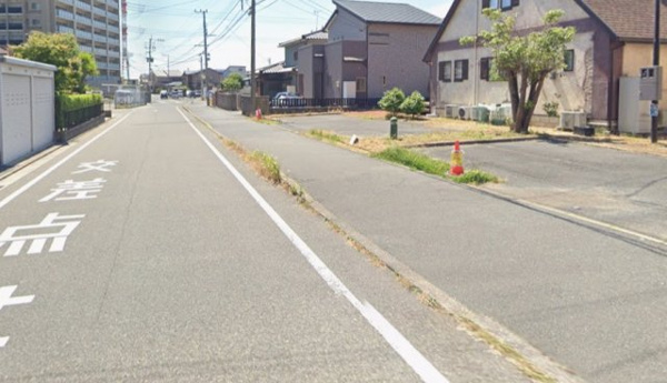 【上葛原一丁目（2期）の前面道路含む現地写真】