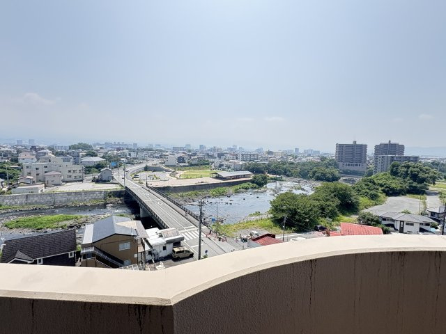 バルコニーからの眺望です。