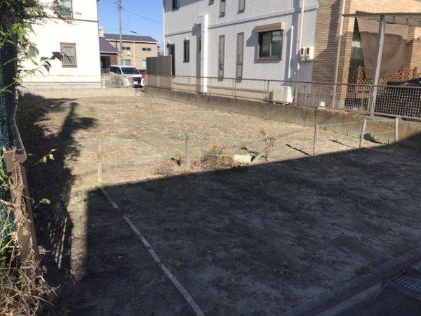 【清須市桃栄四丁目　土地の外観】