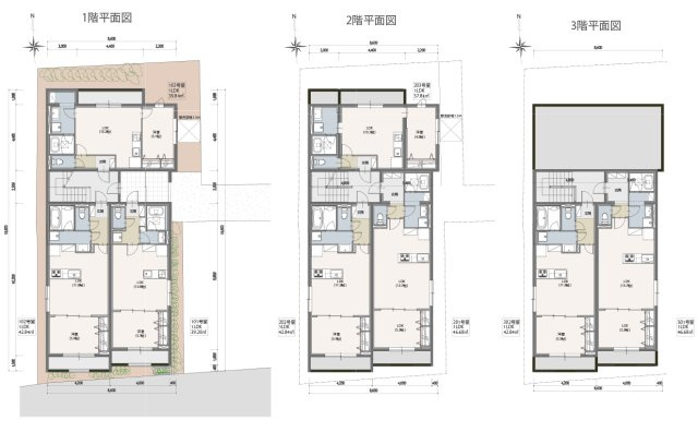 ■建物プラン例（間取図？）建物面積：377.92？（114.32坪）、建物価格：24200万円　※別途、外構工事費・付帯工事費・諸費用等が必要となります　※当該プランの採用・変更は自由に可能です