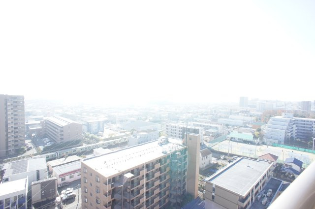 花火大会が見れる眺望です　最上階ならではの開放感をご確認ください。