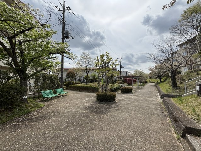マンション周辺の遊歩道はとても良い雰囲気の街並みです！