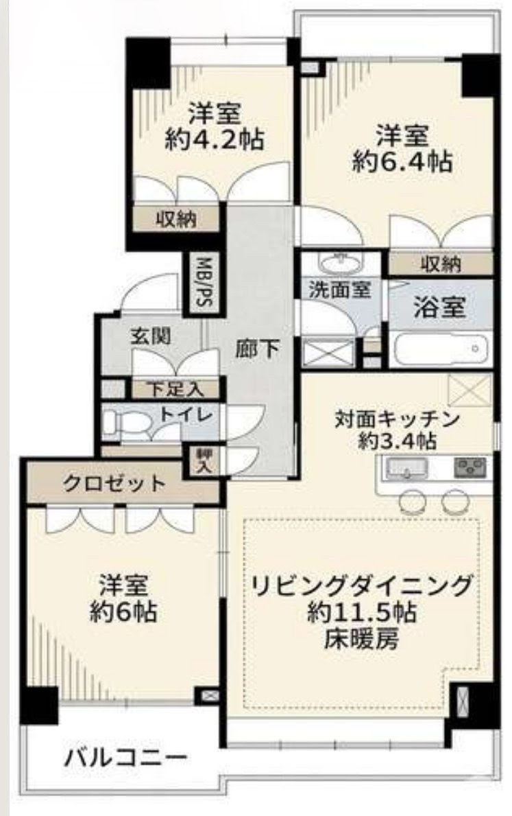 間取り：312001280960