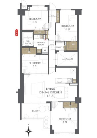 間取り：326000244176