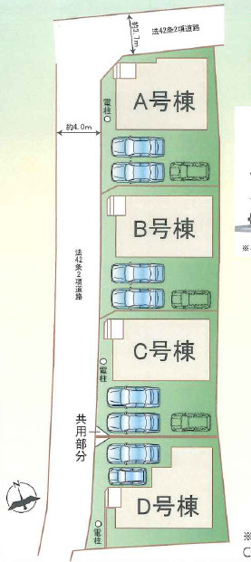 A号棟です。