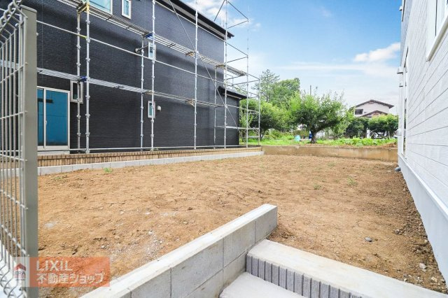 【お庭】現地完成写真。色々な使い方ができます！お好みでカスタマイズはいかがでしょうか。