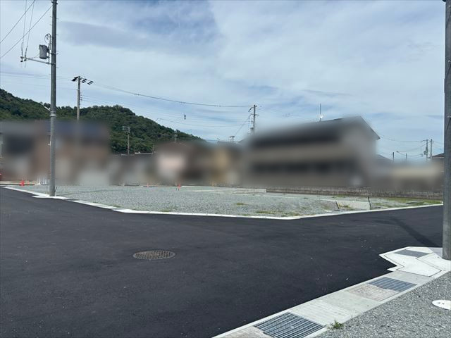分譲地南側から見たF～I号地（2024年6月撮影）