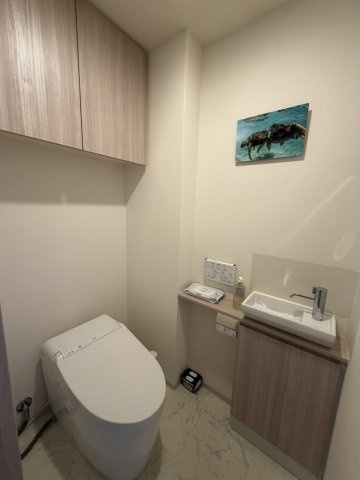 手洗いカウンター付きタンクレストイレ