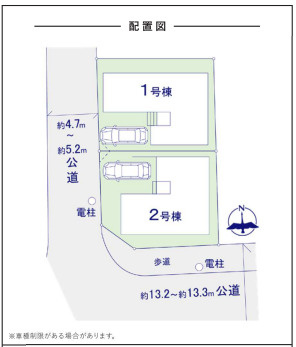 区画図です。2号棟