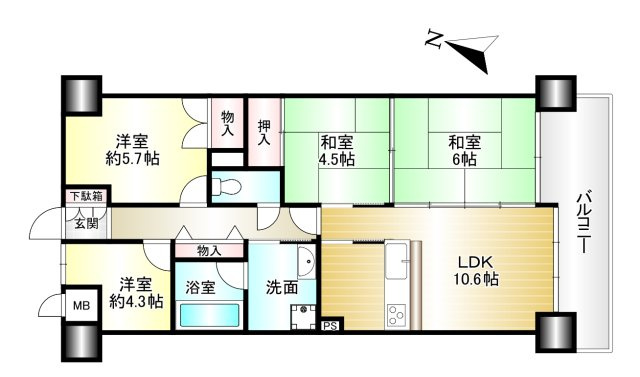 間取り：329000136091