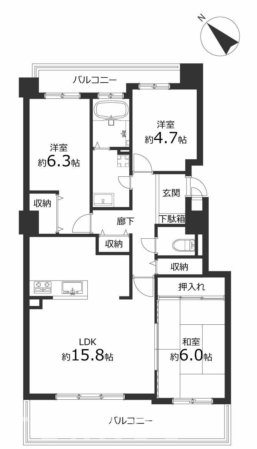 間取り：301000106654