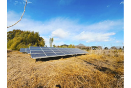 表面利12per　小山市鉢形太陽光設置土地の外観