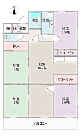 間取り：323000511445