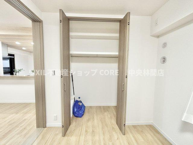 各居室にはクローゼットが備え付けられており、居室の広さを有効に使えます。