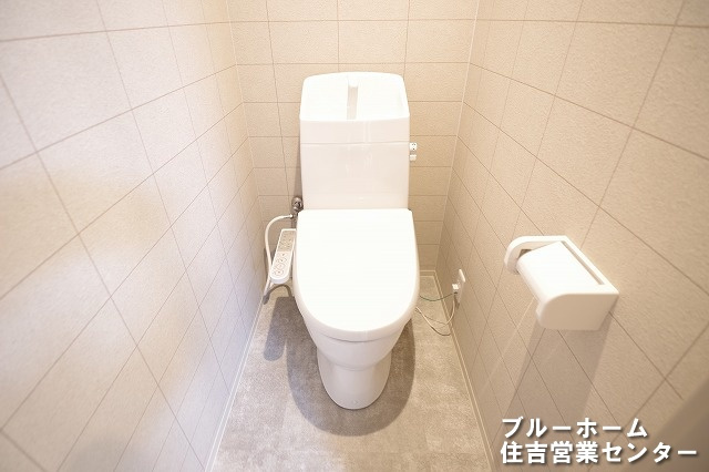 清潔感を保つ温水洗浄便座です！