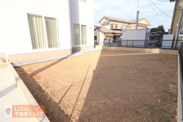 【お庭】現地完成写真。色々な使い方ができます！お好みでカスタマイズはいかがでしょうか。