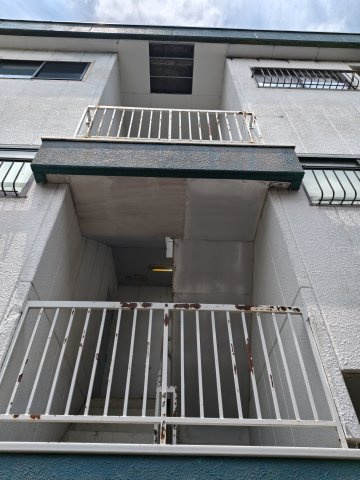 採光に配慮された開放感のある共用階段部分