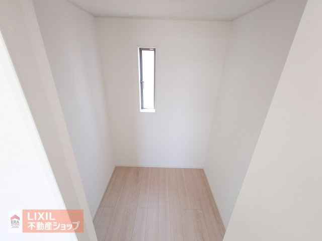 【収納】現地完成写真。しっかり収納がついております！