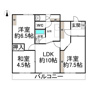 クラックスハイム帯広の間取り