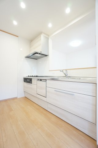 システムキッチン交換済みです！食洗器付き♪浄水器付き♪勝手口有り♪対面式キッチン♪