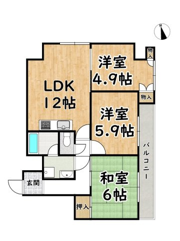 間取り：328000661667